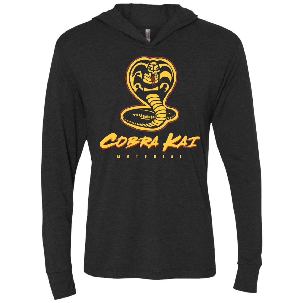 T-Shirts Vintage Black / X-Small MATERIAL Triblend Long Sleeve Hoodie Tee