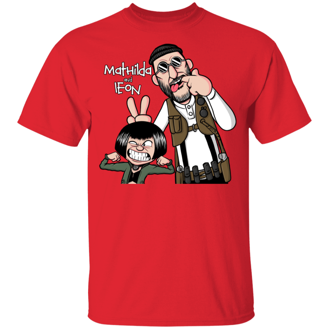 T-Shirts Red / YXS Mathilda & Leon Youth T-Shirt