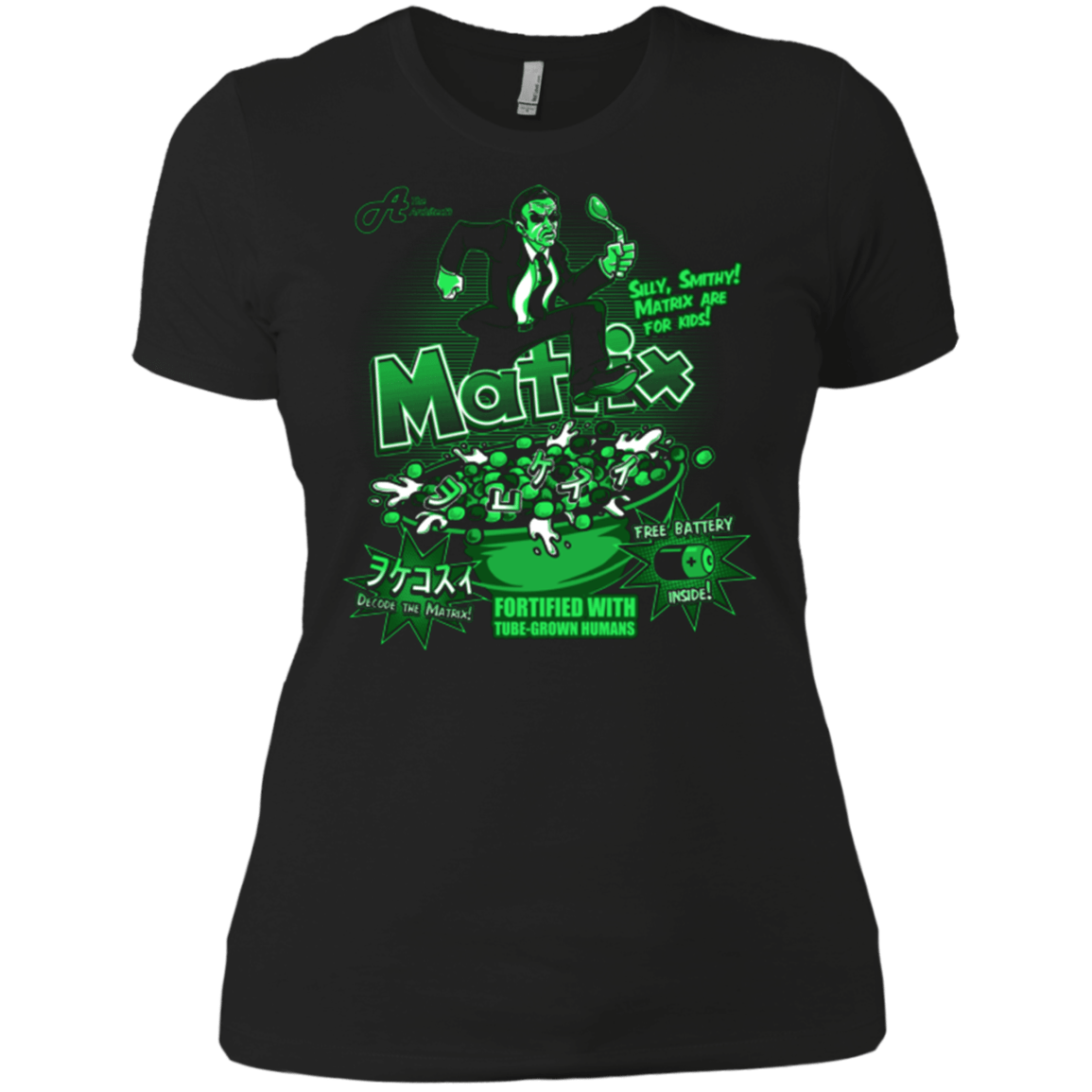 T-Shirts Black / X-Small Matrix Cereal Women's Premium T-Shirt