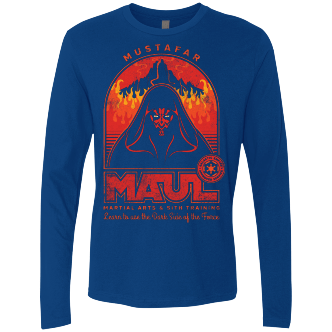 T-Shirts Royal / Small Maul Martial Arts Men's Premium Long Sleeve