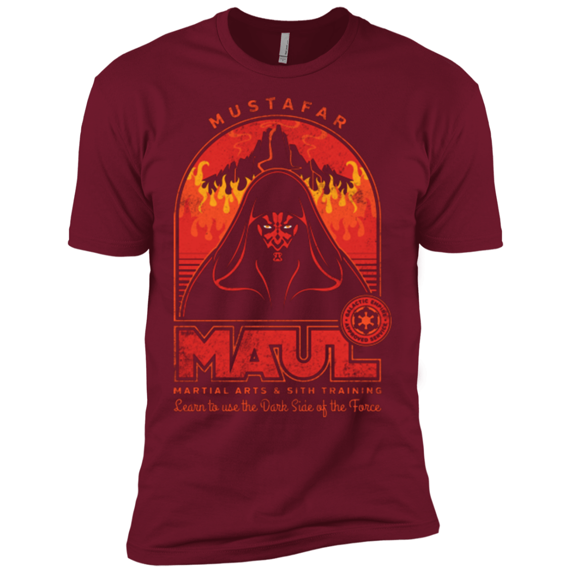 T-Shirts Cardinal / X-Small Maul Martial Arts Men's Premium T-Shirt