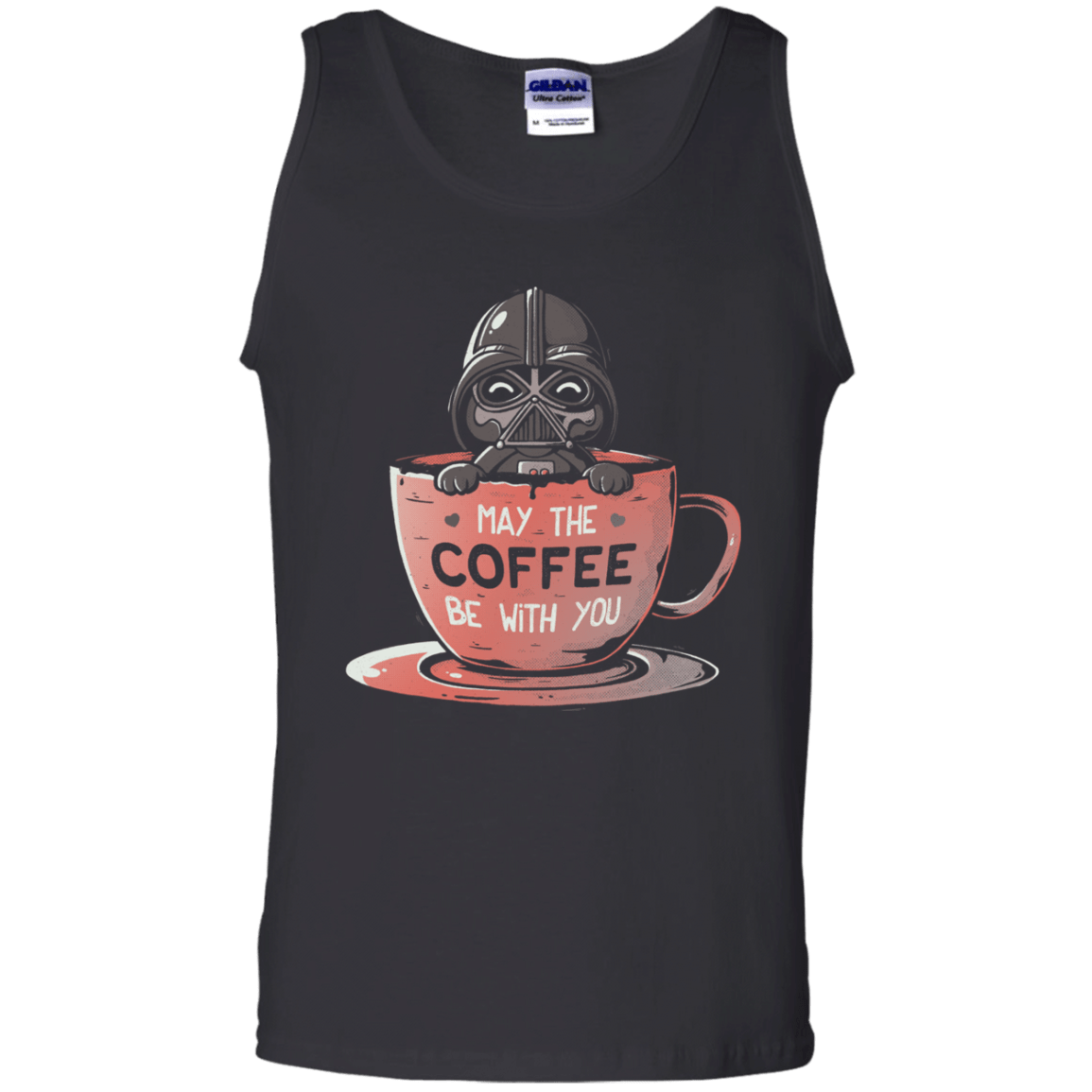T-Shirts Black / S May The Coffee Be With You Men's Tank Top