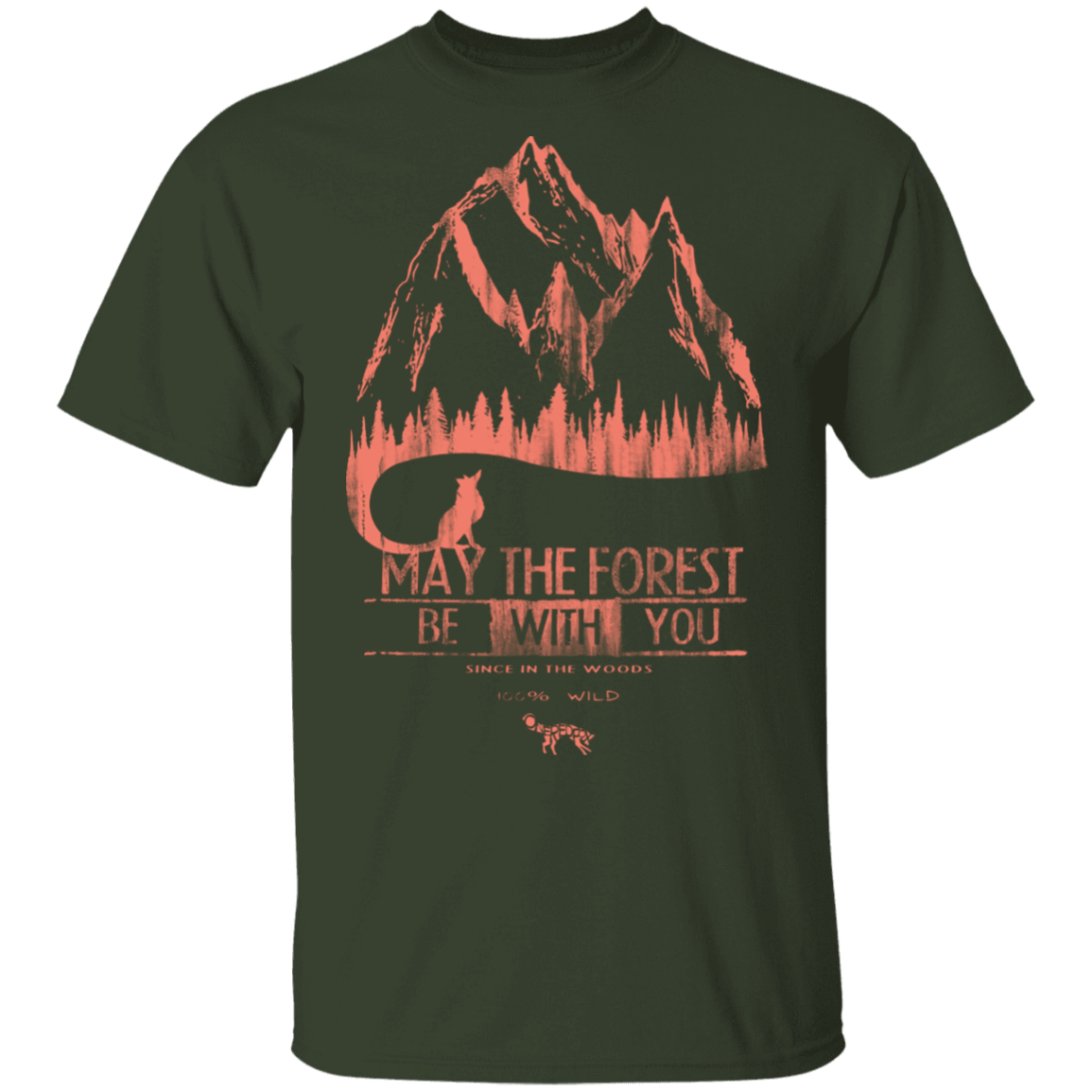 T-Shirts Forest / S May The Forest Be With You Mountains T-Shirt