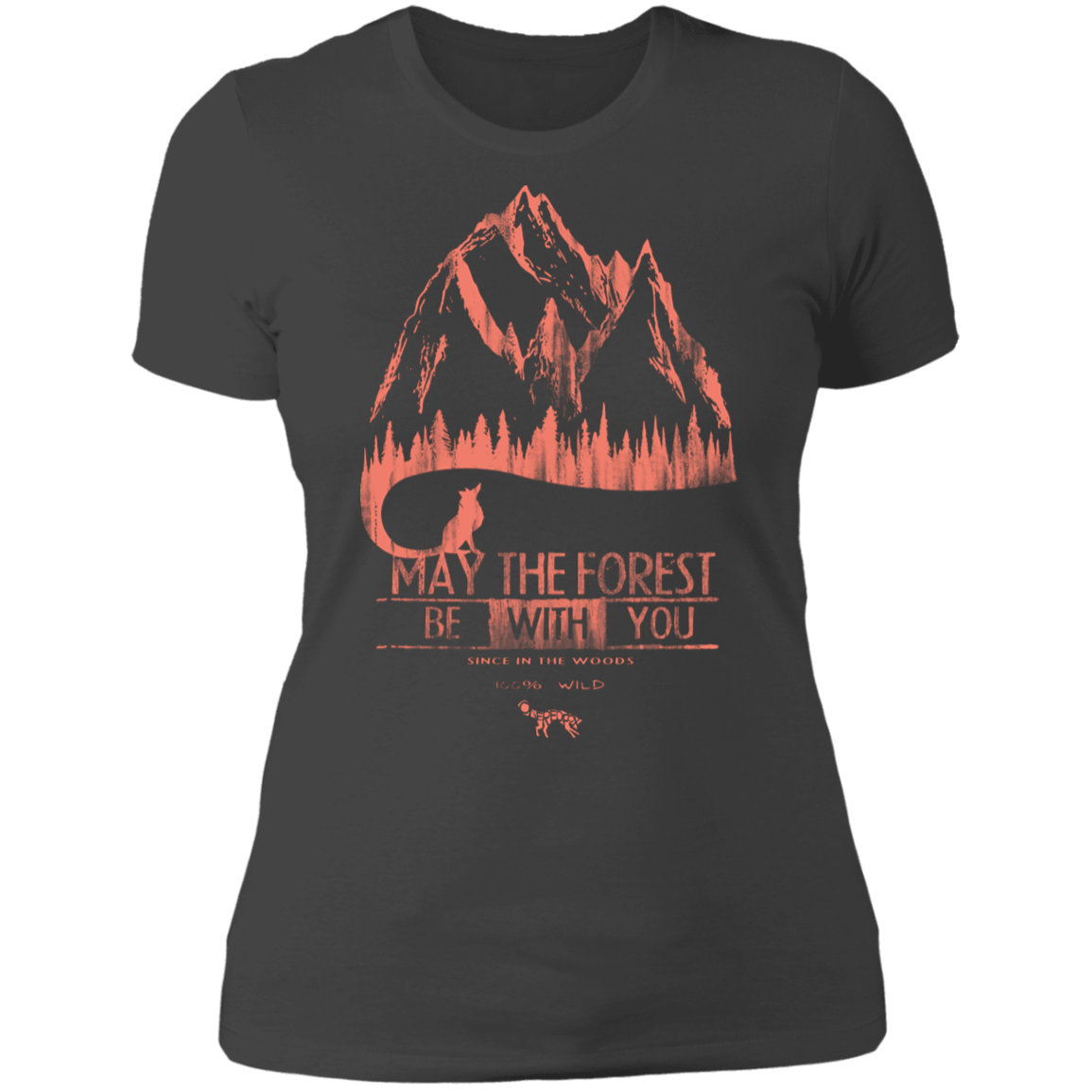 T-Shirts Heavy Metal / S May The Forest Be With You Mountains Women's Premium T-Shirt