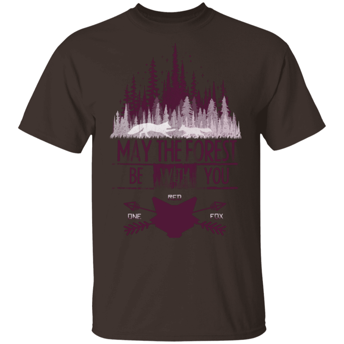 T-Shirts Dark Chocolate / S May The Forest Be With You T-Shirt