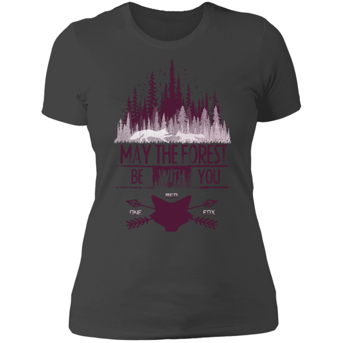 T-Shirts Heavy Metal / S May The Forest Be With You Women's Premium T-Shirt