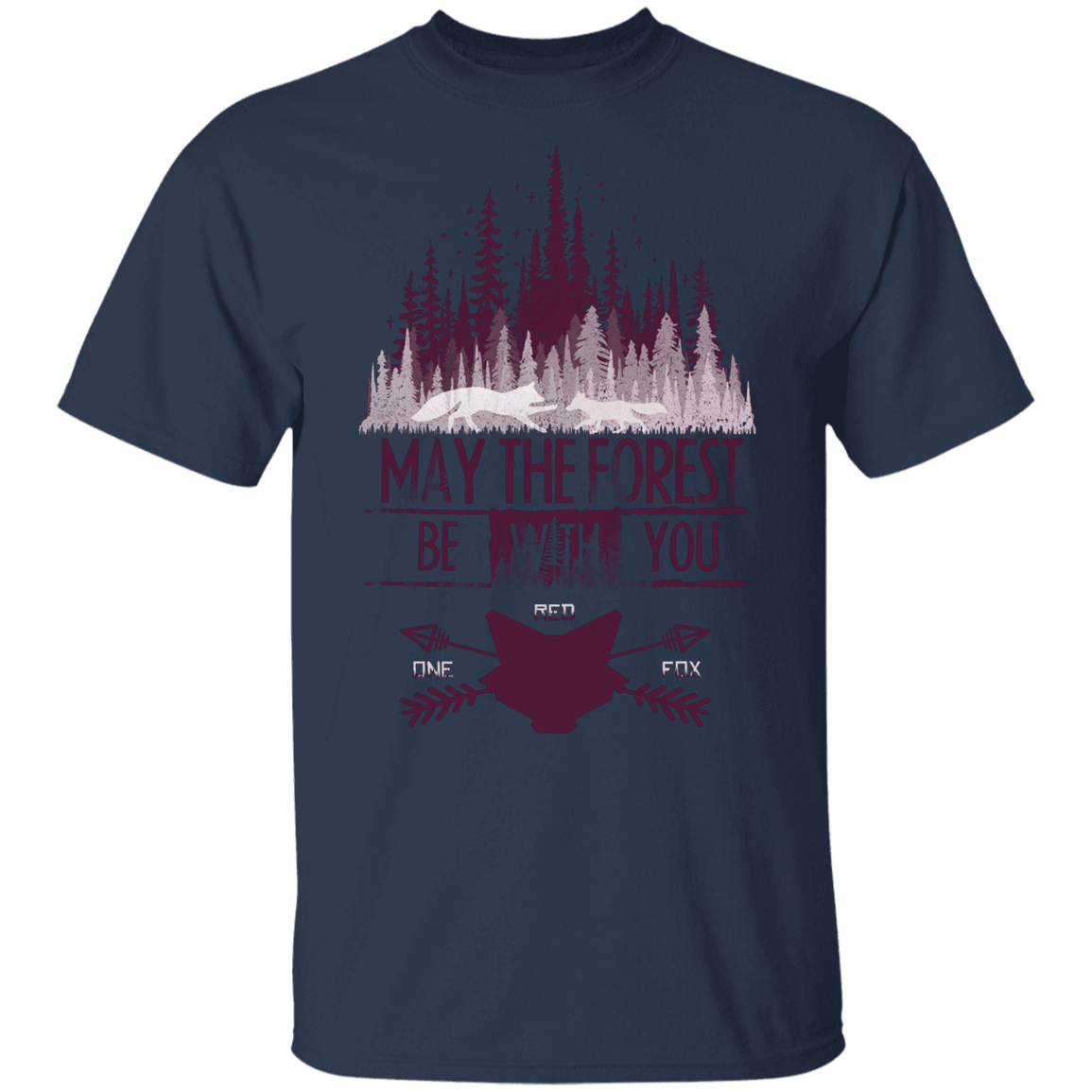 T-Shirts Navy / YXS May The Forest Be With You Youth T-Shirt