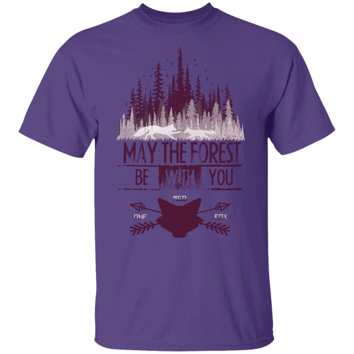 T-Shirts Purple / YXS May The Forest Be With You Youth T-Shirt
