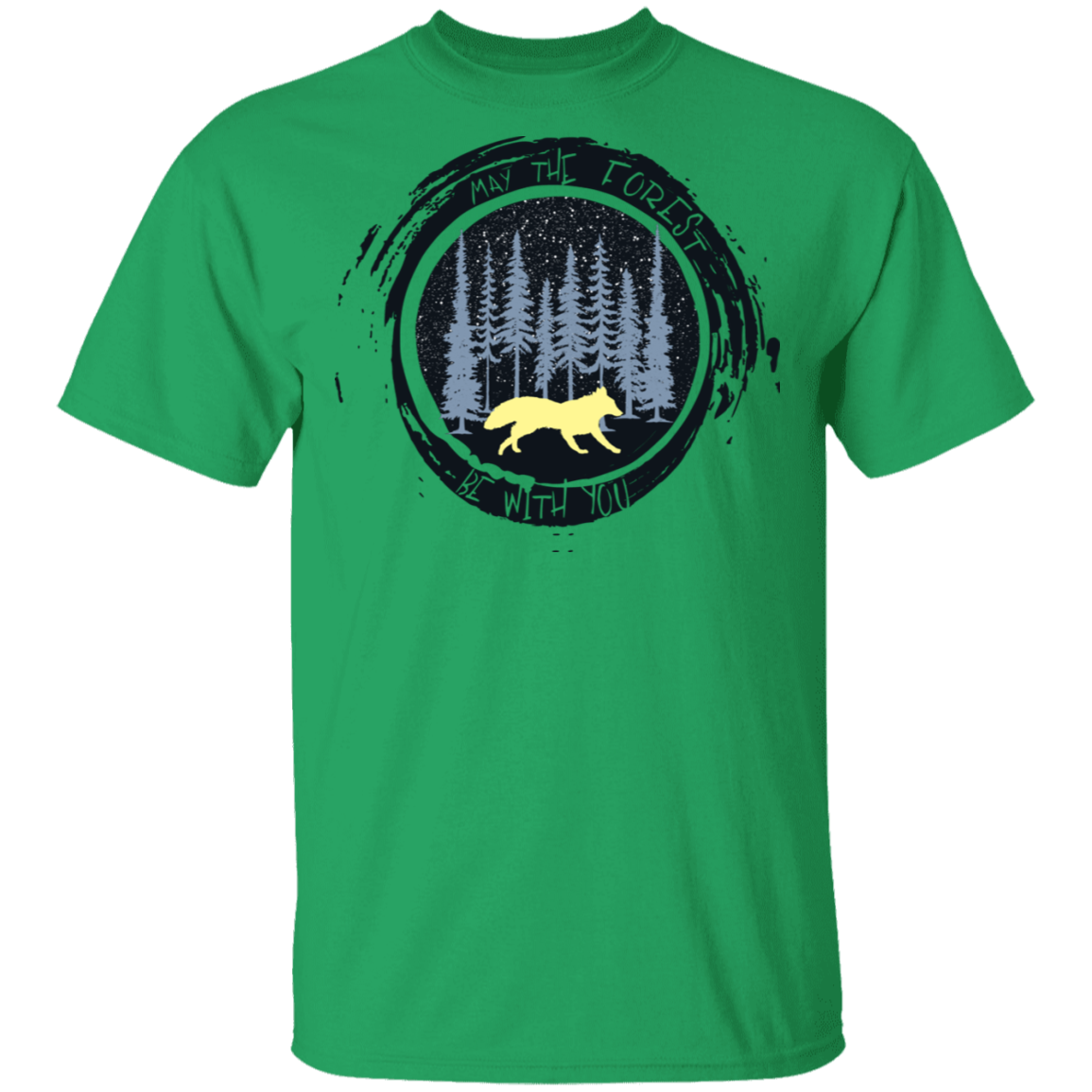 T-Shirts Irish Green / S May The Forest Force Be With You T-Shirt