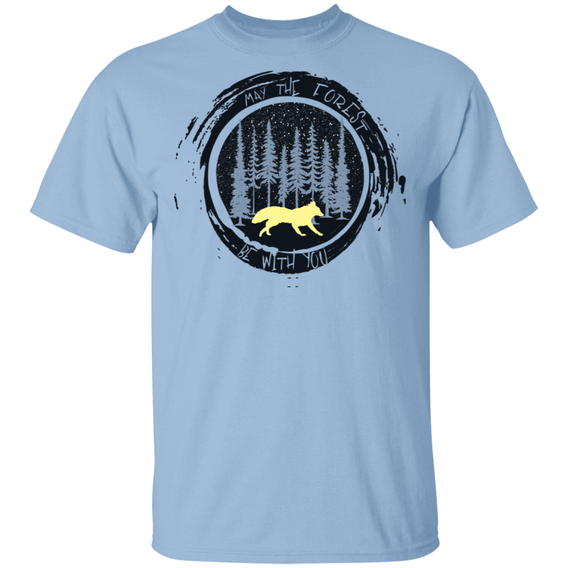 T-Shirts Light Blue / S May The Forest Force Be With You T-Shirt
