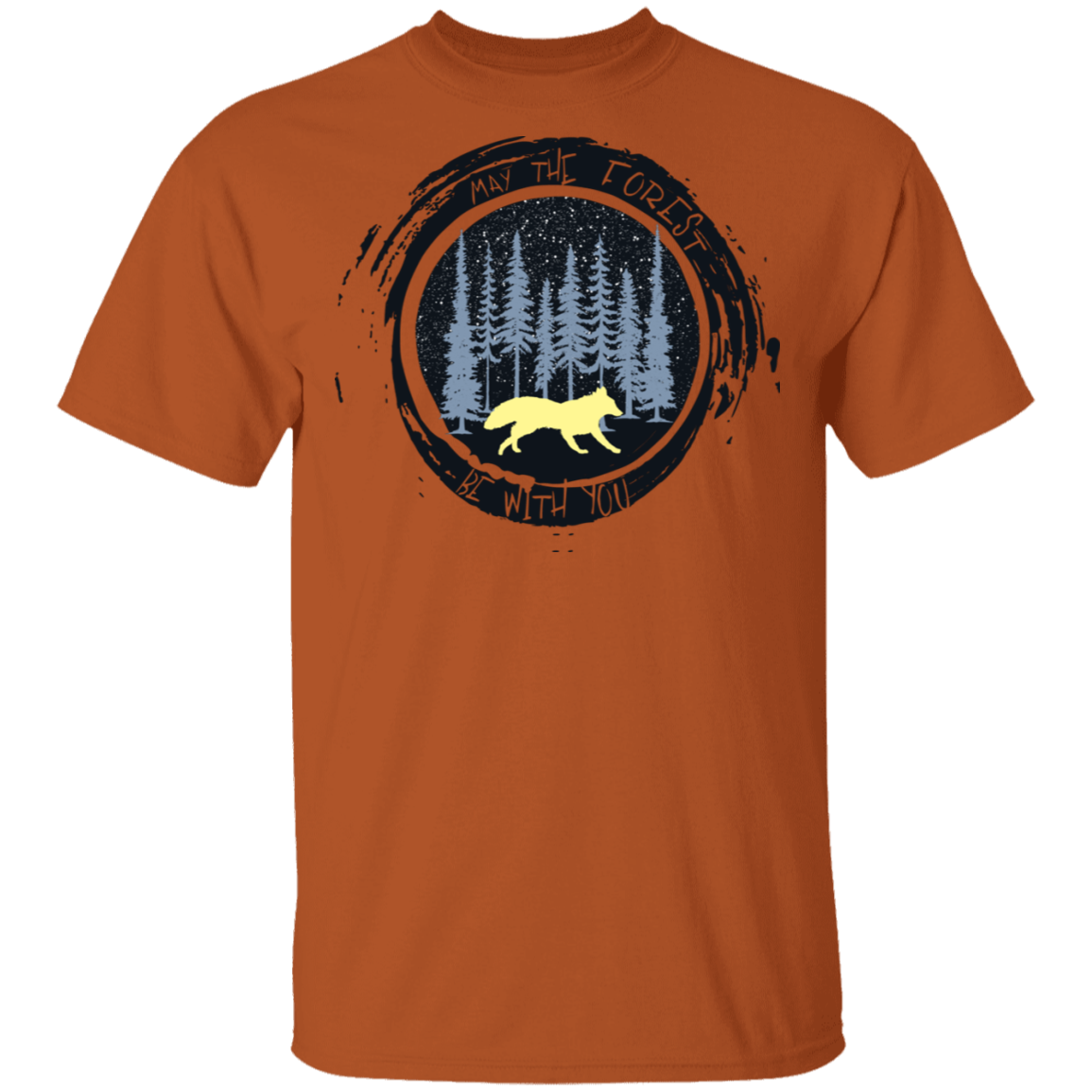 T-Shirts Texas Orange / S May The Forest Force Be With You T-Shirt