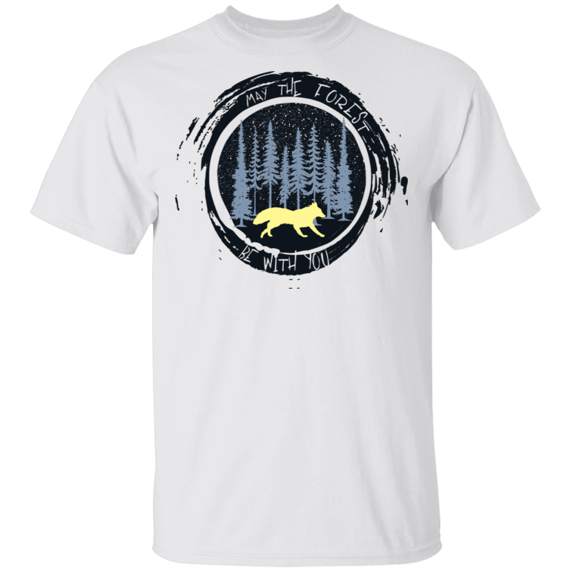 T-Shirts White / S May The Forest Force Be With You T-Shirt