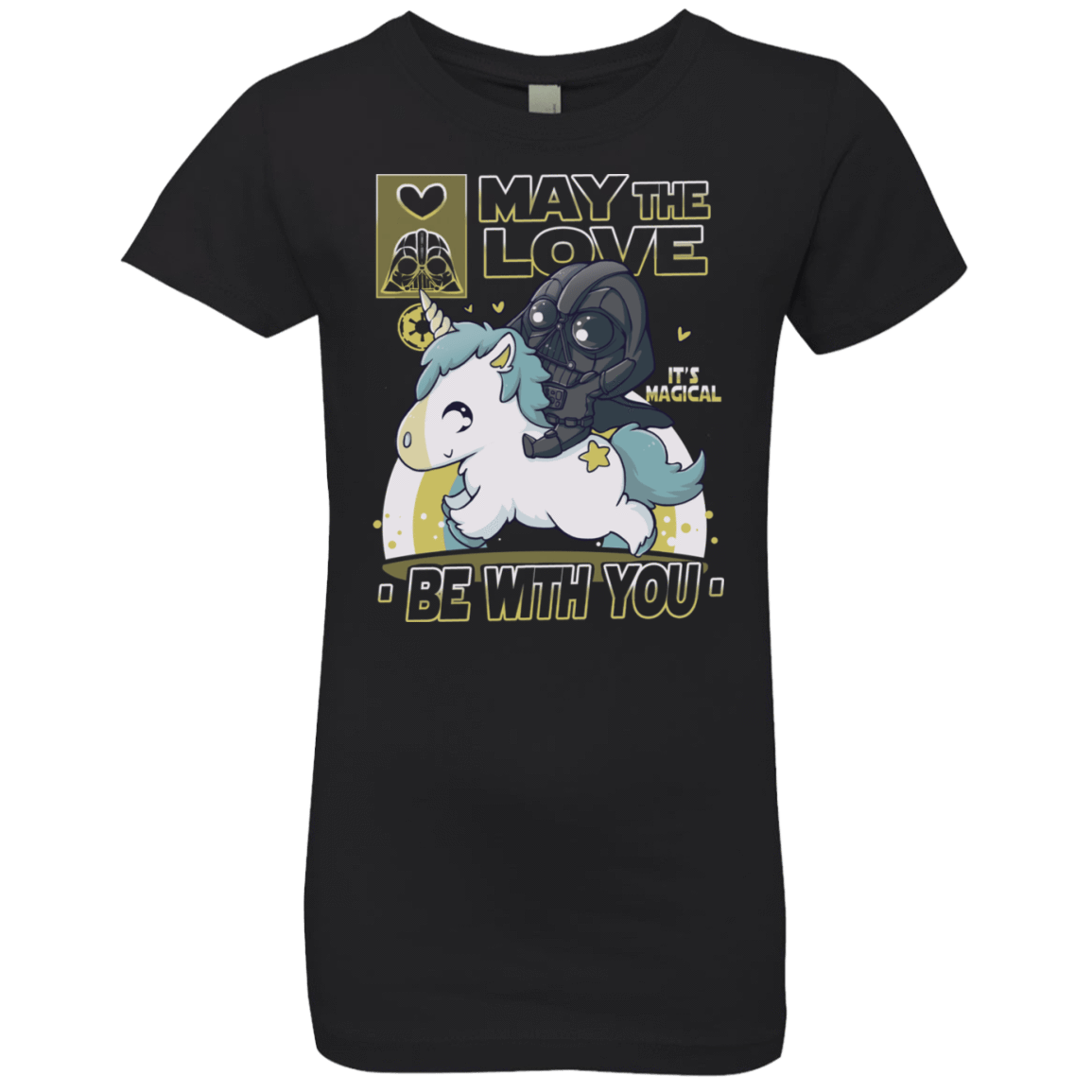 T-Shirts Black / YXS May the Love Girls Premium T-Shirt