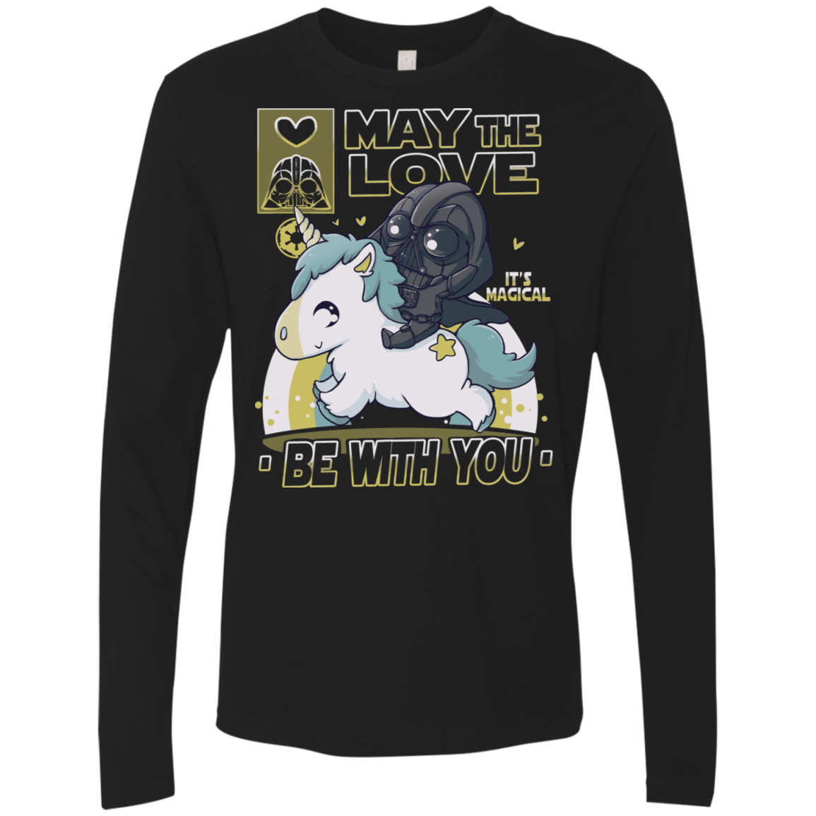 T-Shirts Black / S May the Love Men's Premium Long Sleeve