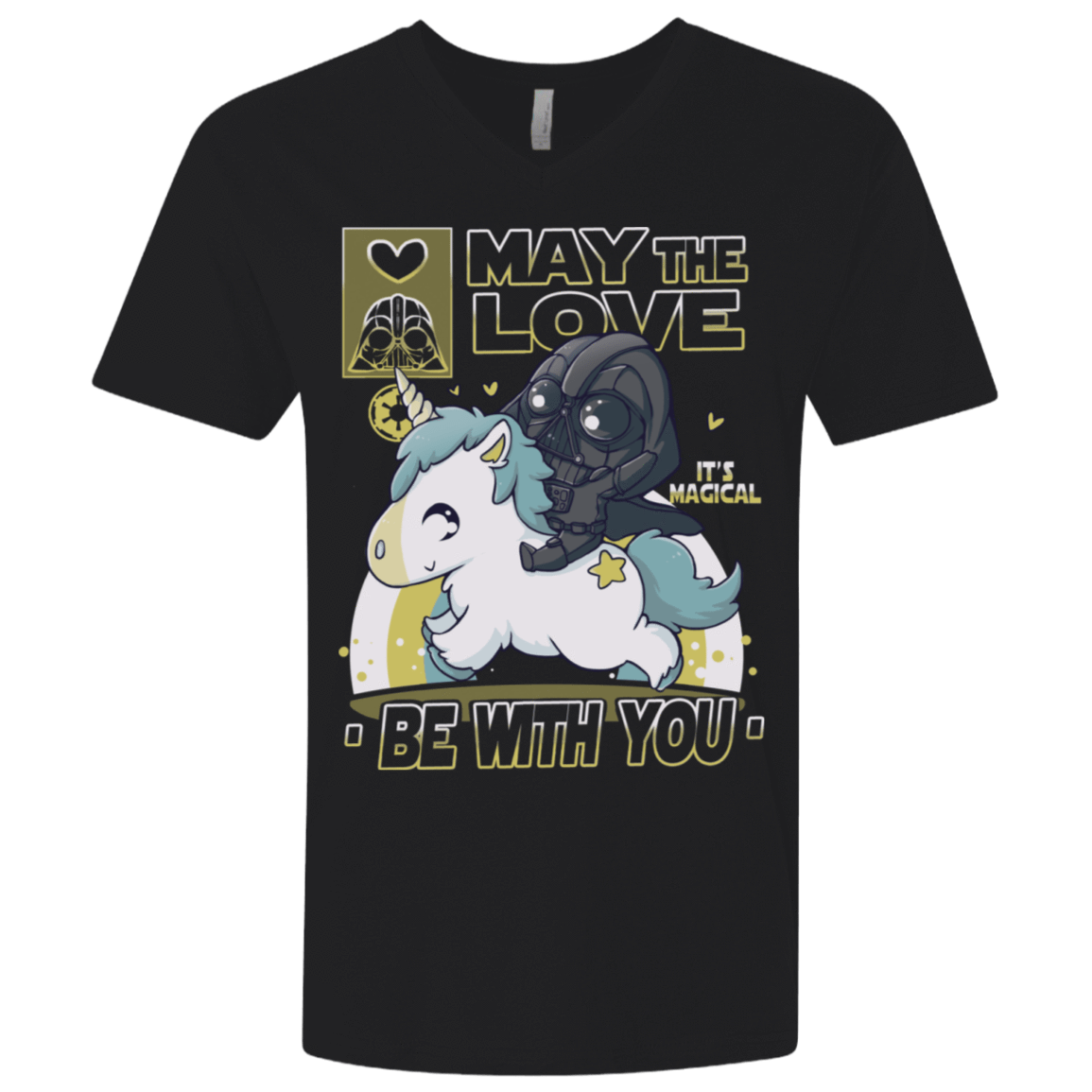 T-Shirts Black / X-Small May the Love Men's Premium V-Neck