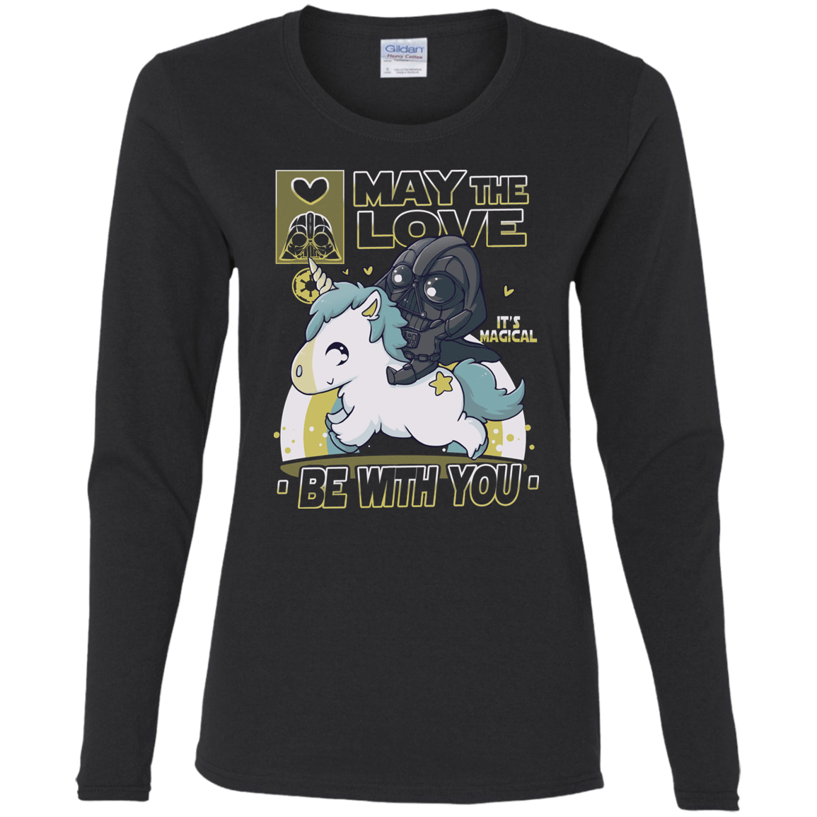 T-Shirts Black / S May the Love Women's Long Sleeve T-Shirt