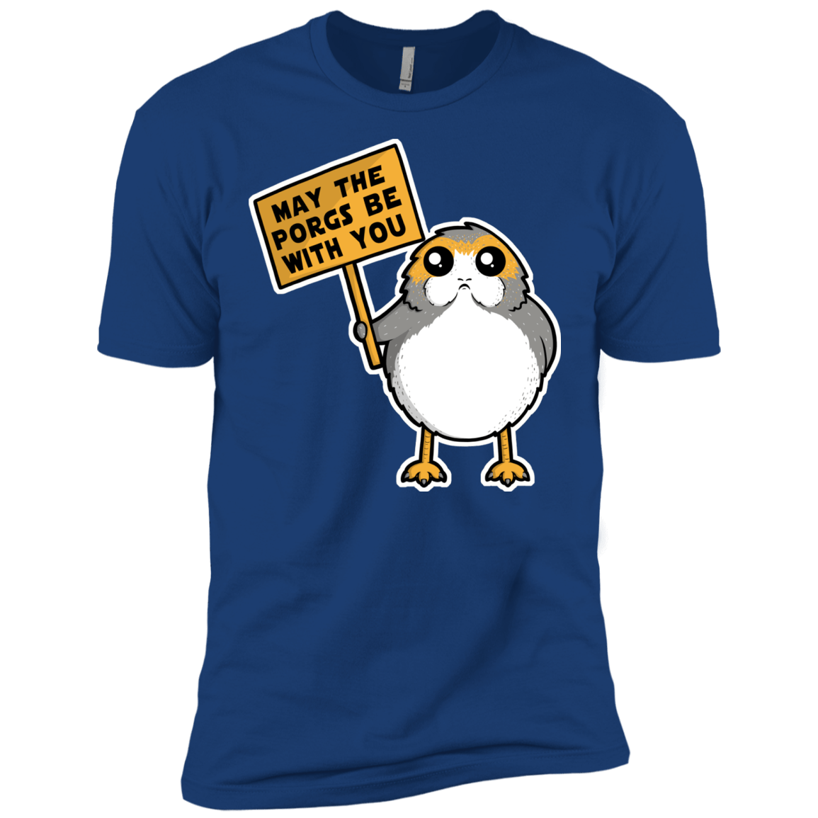 T-Shirts Royal / X-Small May The Porgs Be With You Men's Premium T-Shirt