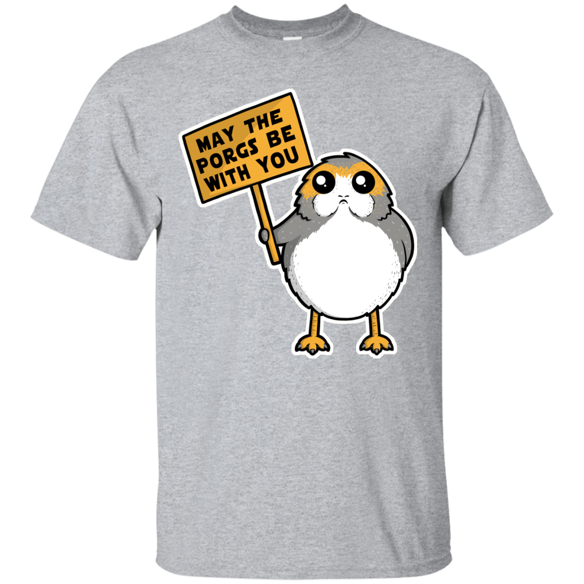 T-Shirts Sport Grey / Small May The Porgs Be With You T-Shirt