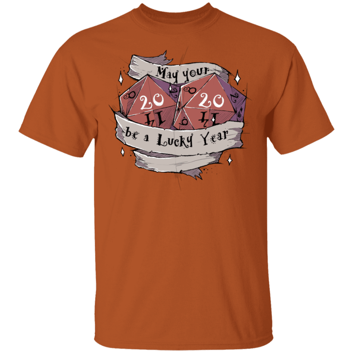 T-Shirts Texas Orange / S May Your 2020 Be A Lucky Year T-Shirt