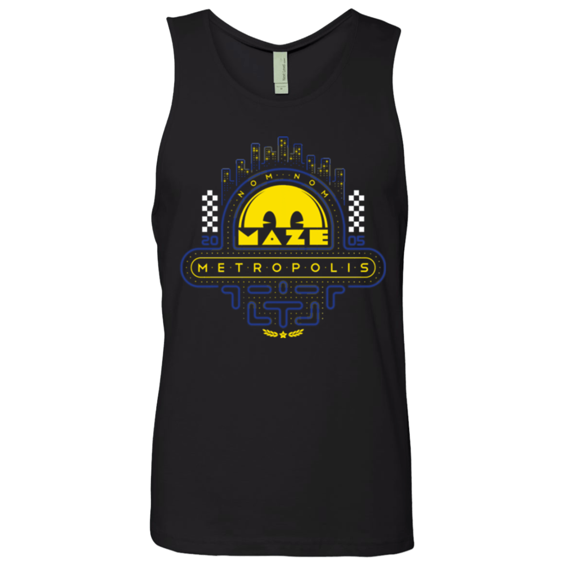 T-Shirts Black / Small Maze Metropolis Men's Premium Tank Top