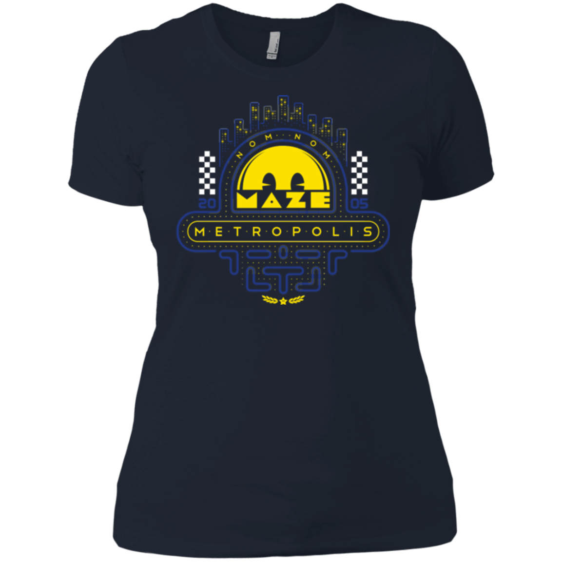 T-Shirts Midnight Navy / X-Small Maze Metropolis Women's Premium T-Shirt