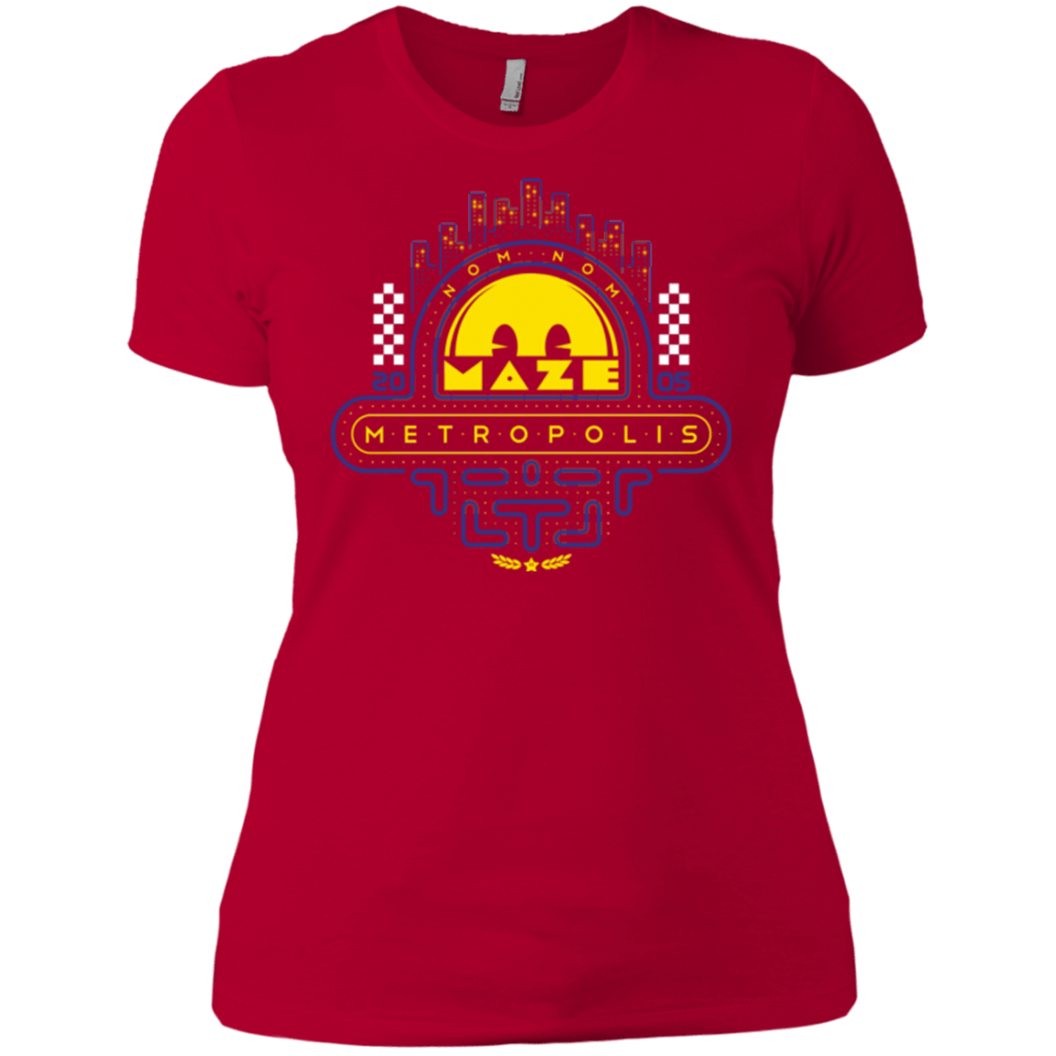 T-Shirts Red / X-Small Maze Metropolis Women's Premium T-Shirt