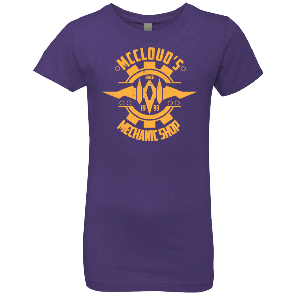 T-Shirts Purple Rush / YXS McCloud Mechanic Shop Girls Premium T-Shirt