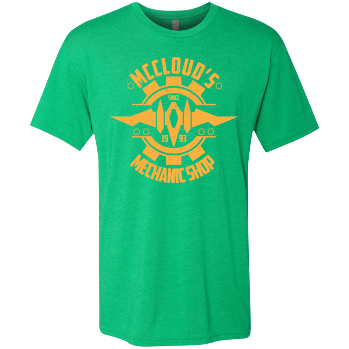 T-Shirts Envy / Small McCloud Mechanic Shop Men's Triblend T-Shirt