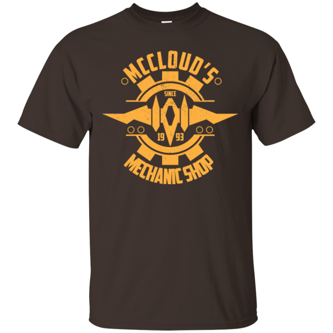 T-Shirts Dark Chocolate / Small McCloud Mechanic Shop T-Shirt