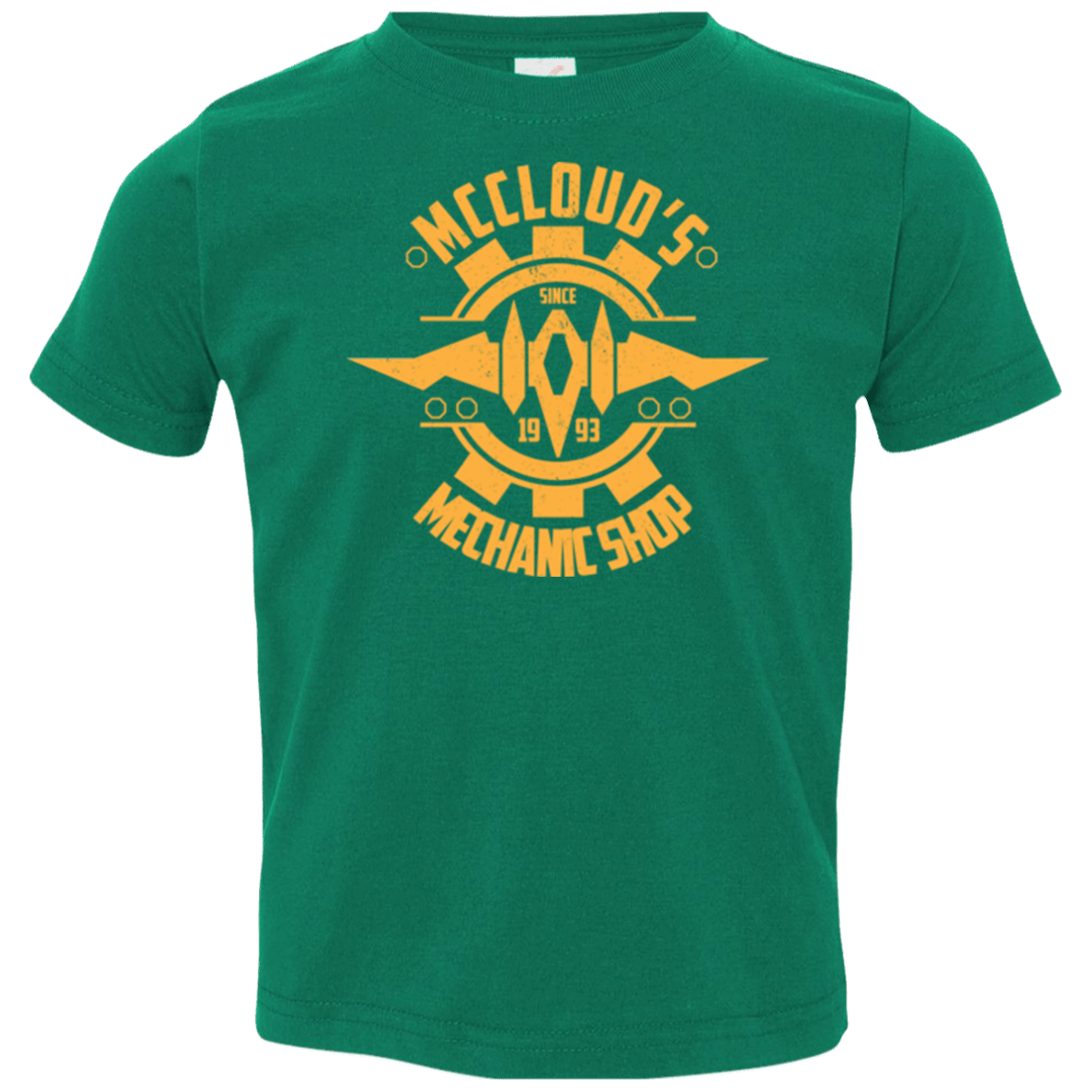 T-Shirts Kelly / 2T McCloud Mechanic Shop Toddler Premium T-Shirt