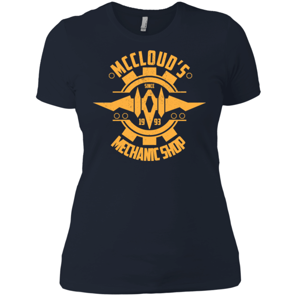 T-Shirts Midnight Navy / X-Small McCloud Mechanic Shop Women's Premium T-Shirt