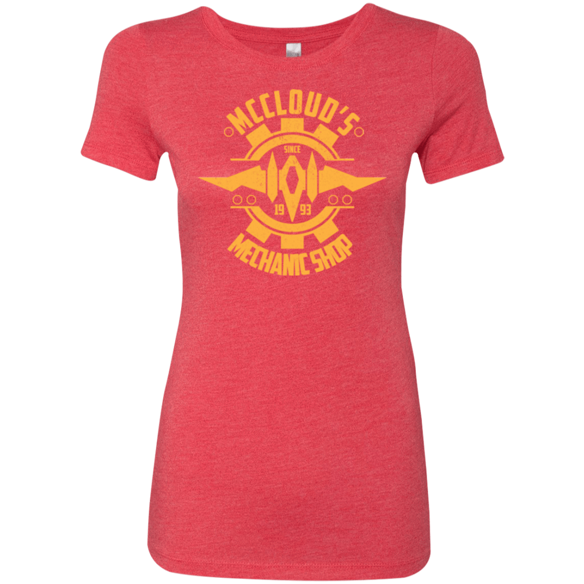 T-Shirts Vintage Red / Small McCloud Mechanic Shop Women's Triblend T-Shirt
