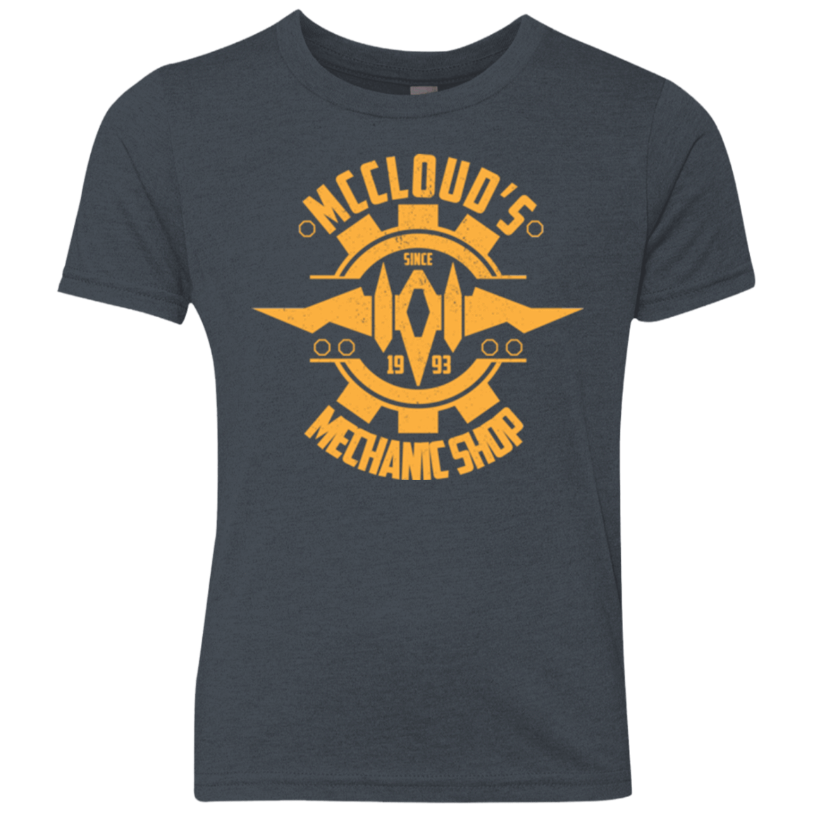 T-Shirts Vintage Navy / YXS McCloud Mechanic Shop Youth Triblend T-Shirt