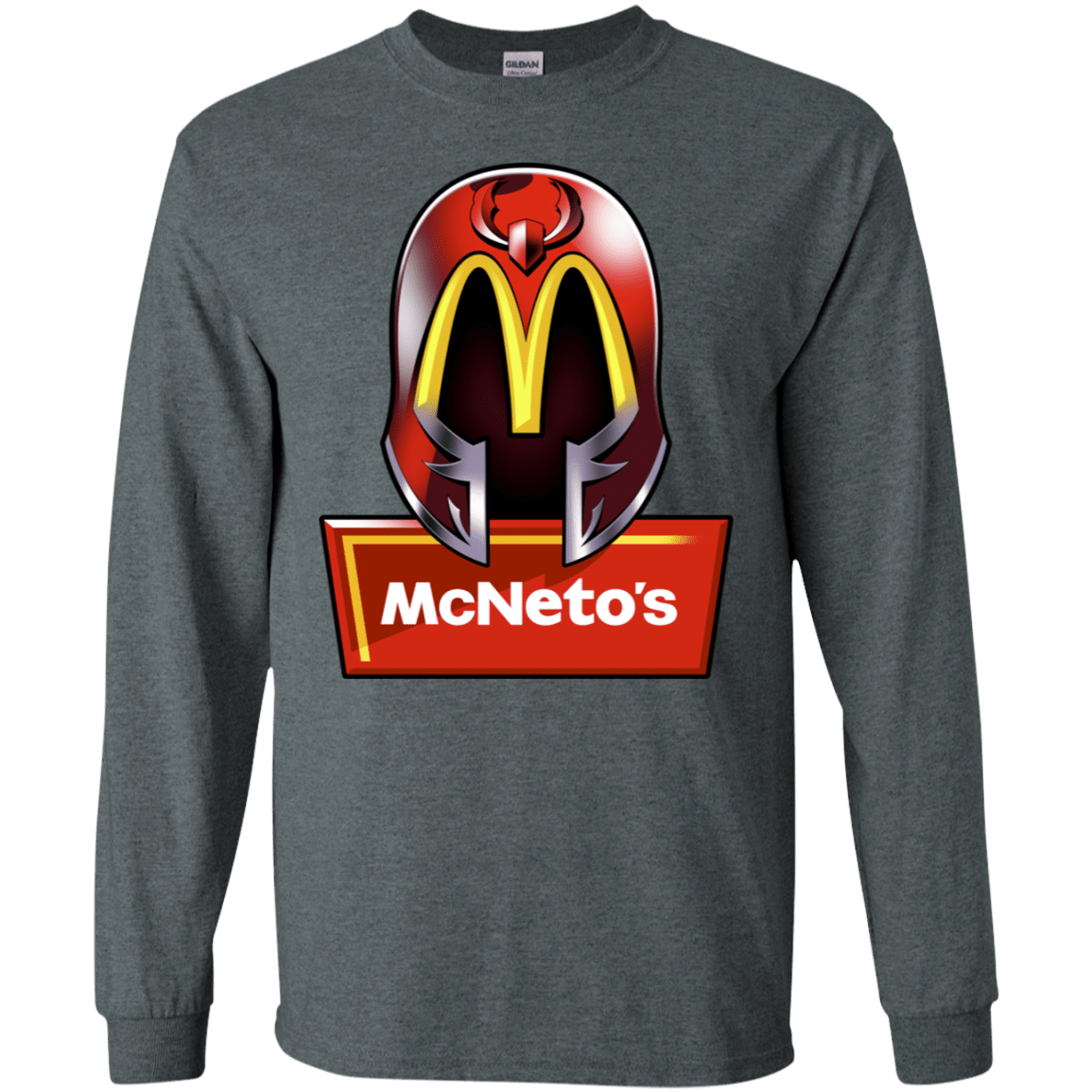 T-Shirts Dark Heather / S McNeto's Men's Long Sleeve T-Shirt
