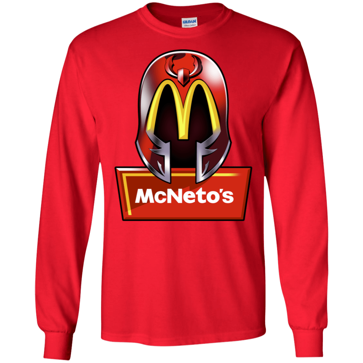 T-Shirts Red / S McNeto's Men's Long Sleeve T-Shirt