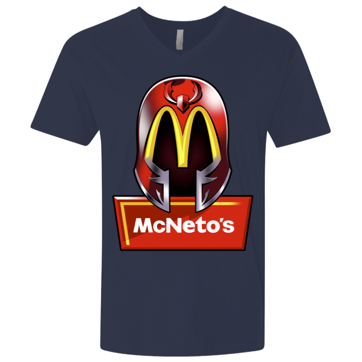 T-Shirts Midnight Navy / X-Small McNeto's Men's Premium V-Neck