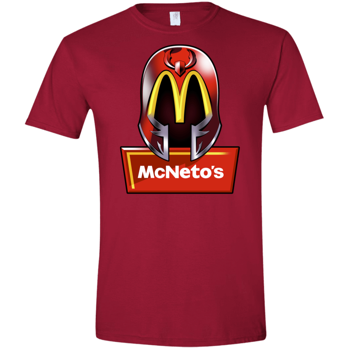 T-Shirts Cardinal Red / S McNeto's Men's Semi-Fitted Softstyle