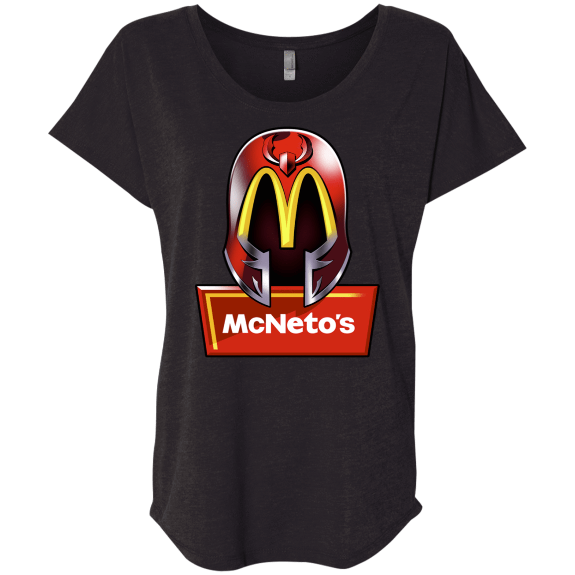 T-Shirts Vintage Black / X-Small McNeto's Triblend Dolman Sleeve