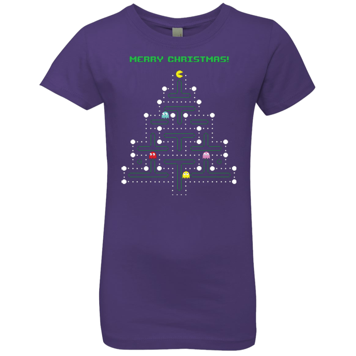 T-Shirts Purple Rush / YXS Mcpacman Girls Premium T-Shirt