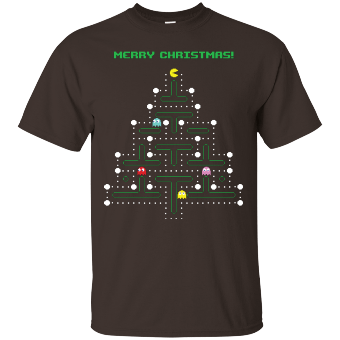 T-Shirts Dark Chocolate / Small Mcpacman T-Shirt