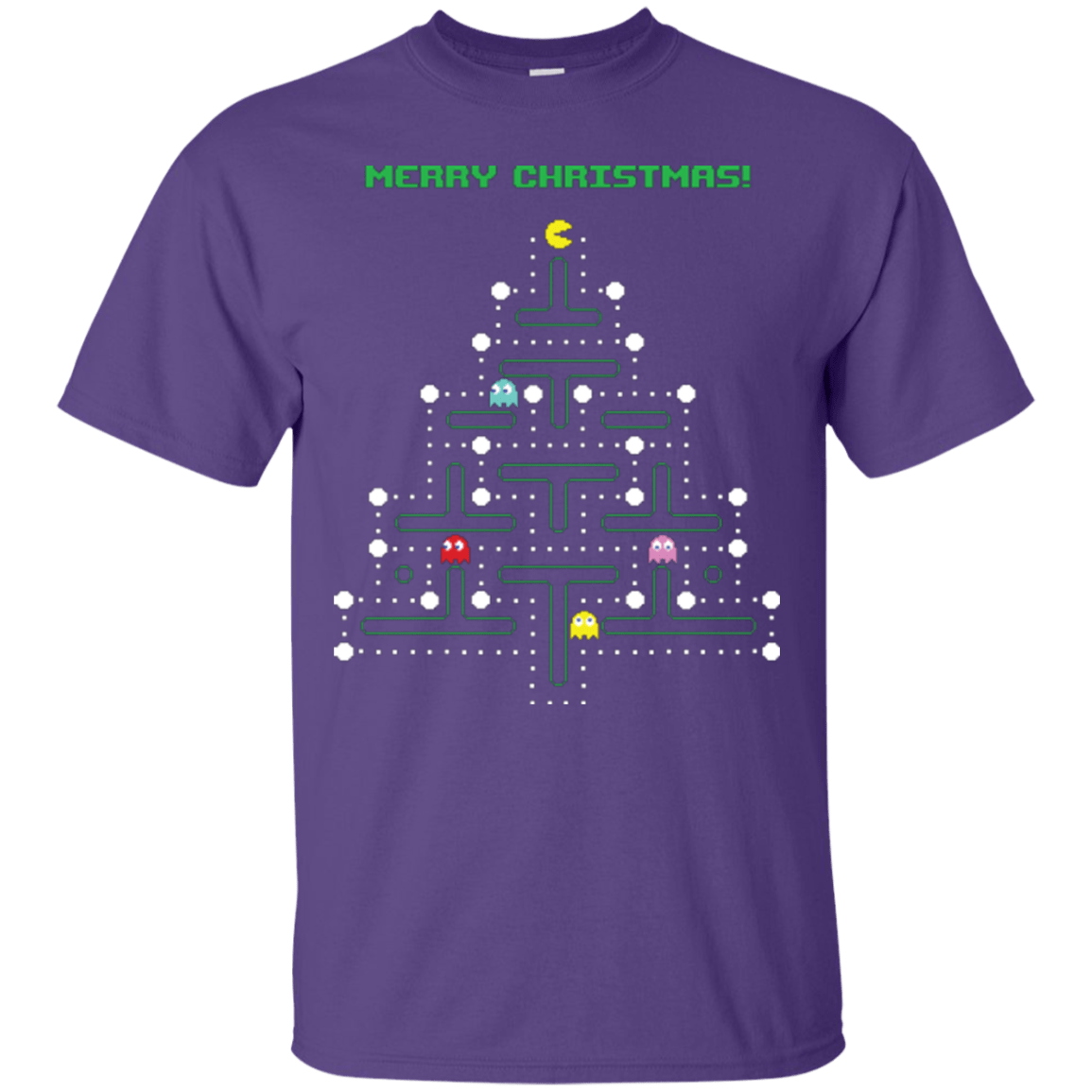 T-Shirts Purple / Small Mcpacman T-Shirt