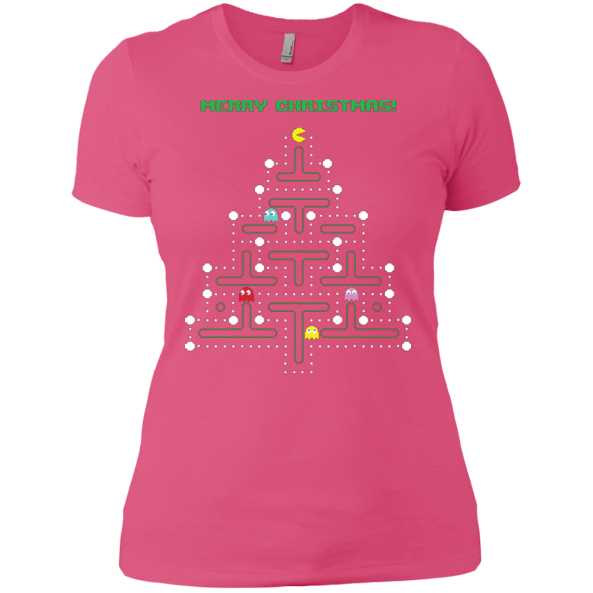T-Shirts Hot Pink / X-Small Mcpacman Women's Premium T-Shirt