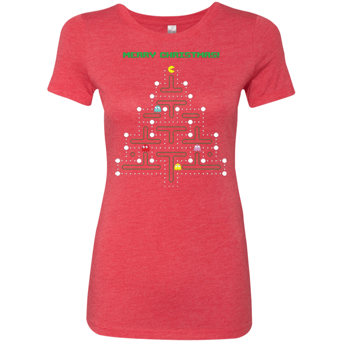 T-Shirts Vintage Red / Small Mcpacman Women's Triblend T-Shirt