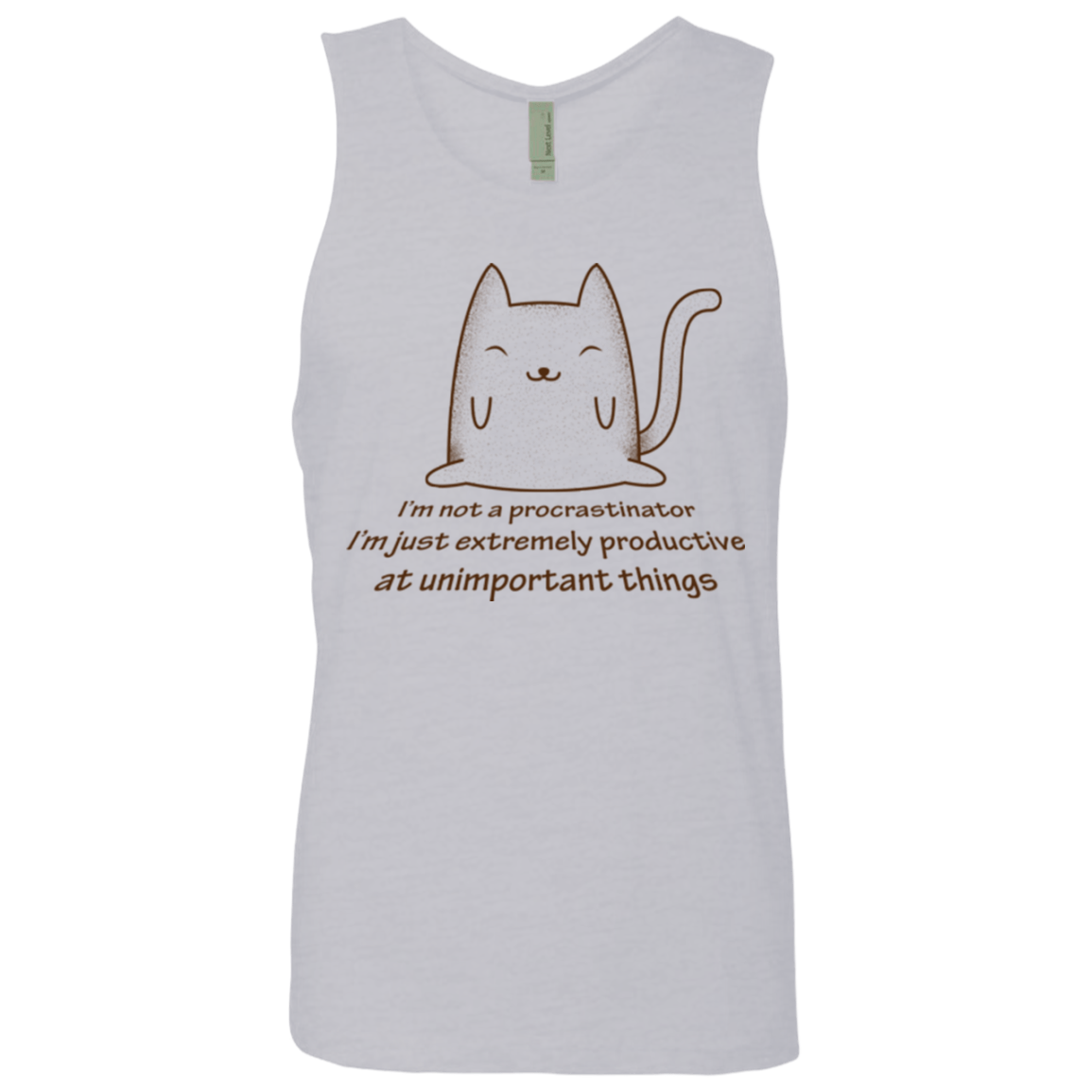 T-Shirts Heather Grey / Small ME cat Men's Premium Tank Top