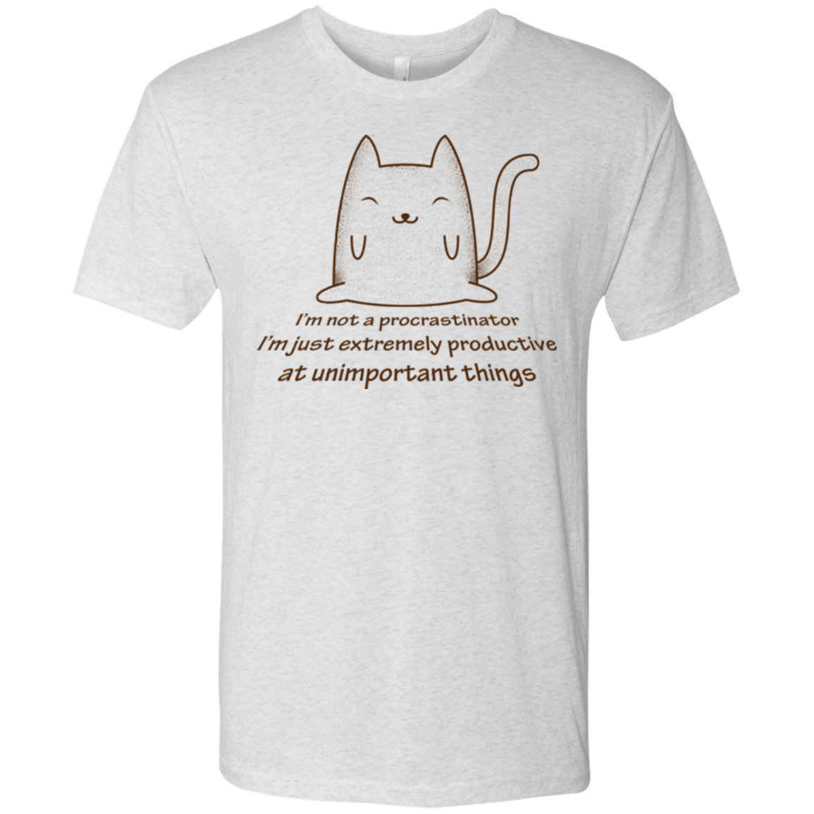 T-Shirts Heather White / Small ME cat Men's Triblend T-Shirt