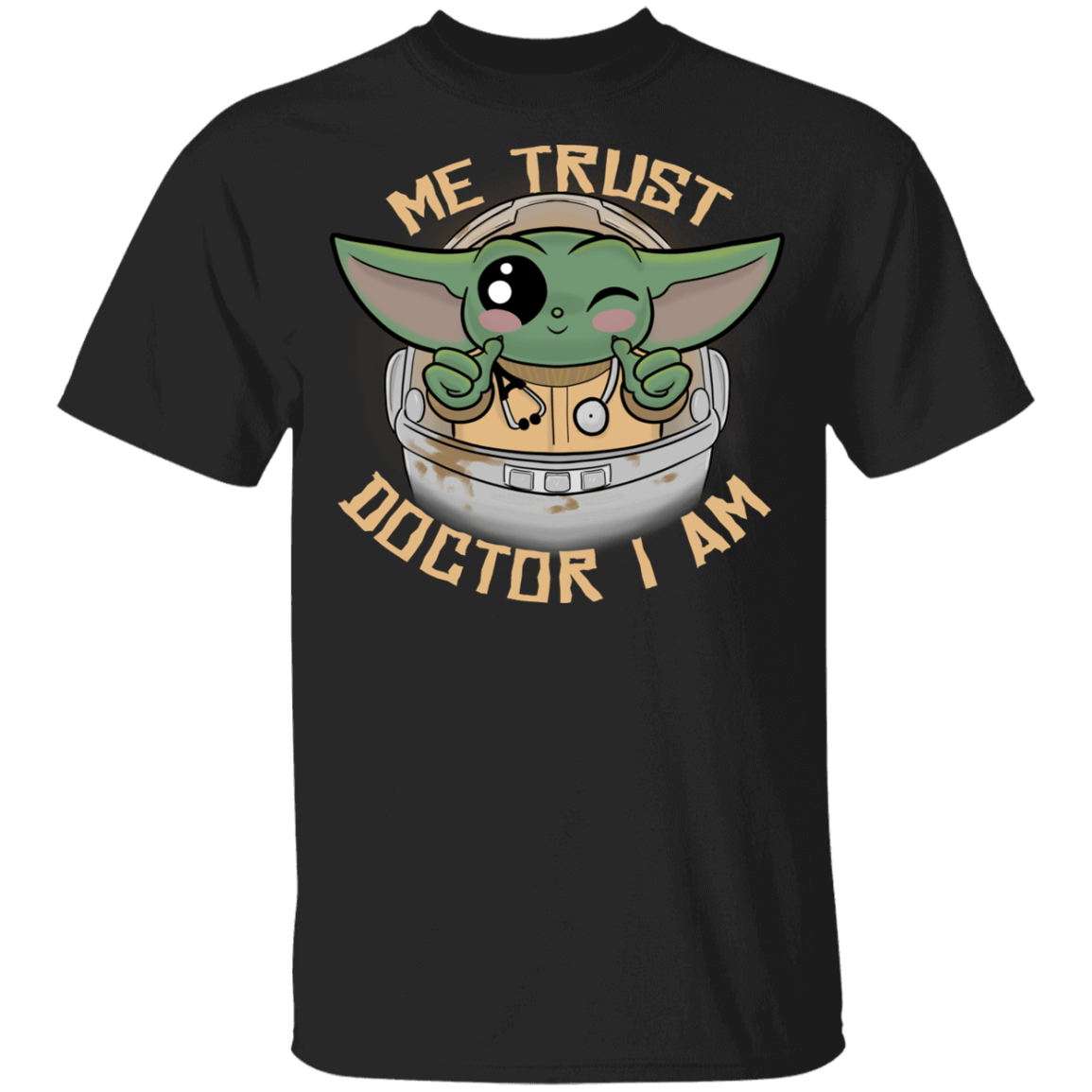 T-Shirts Black / YXS Me Trust Doctor I Am Youth T-Shirt
