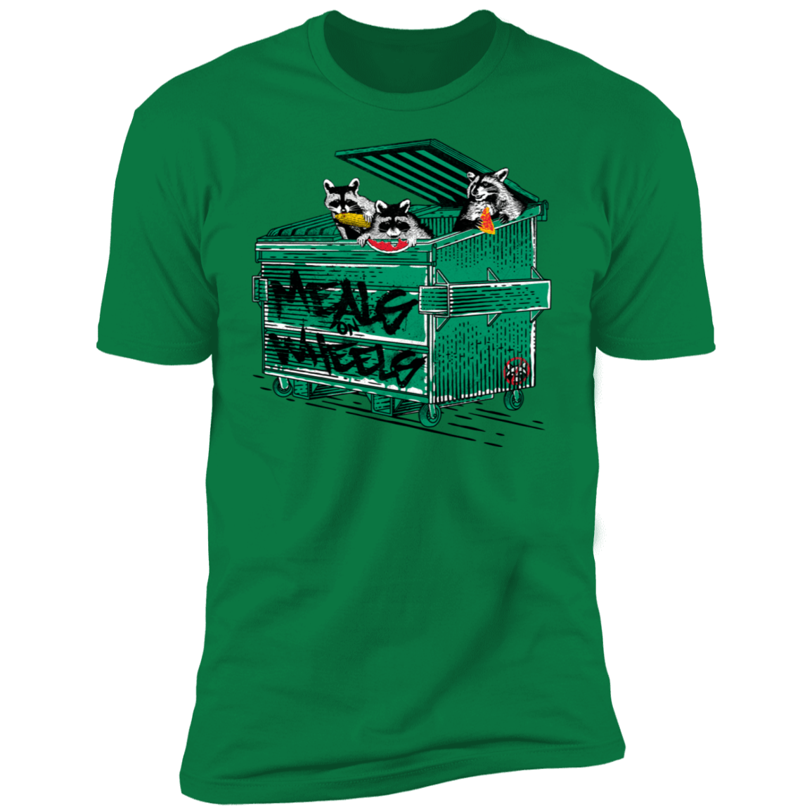 T-Shirts Kelly Green / S Meals on Wheels Men's Premium T-Shirt