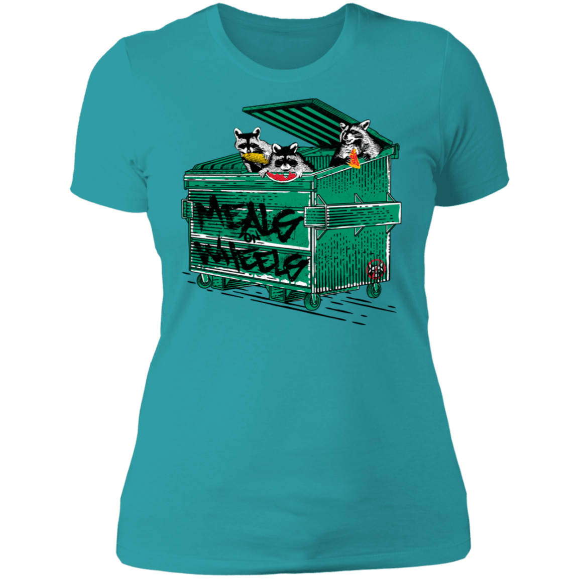 T-Shirts Tahiti Blue / S Meals on Wheels Women's Premium T-Shirt