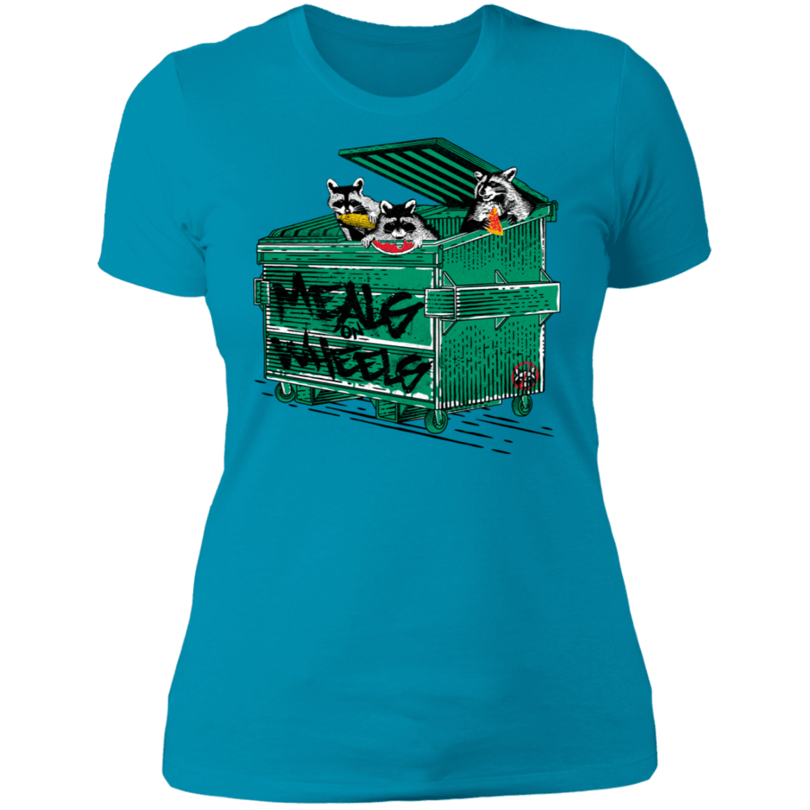 T-Shirts Turquoise / S Meals on Wheels Women's Premium T-Shirt