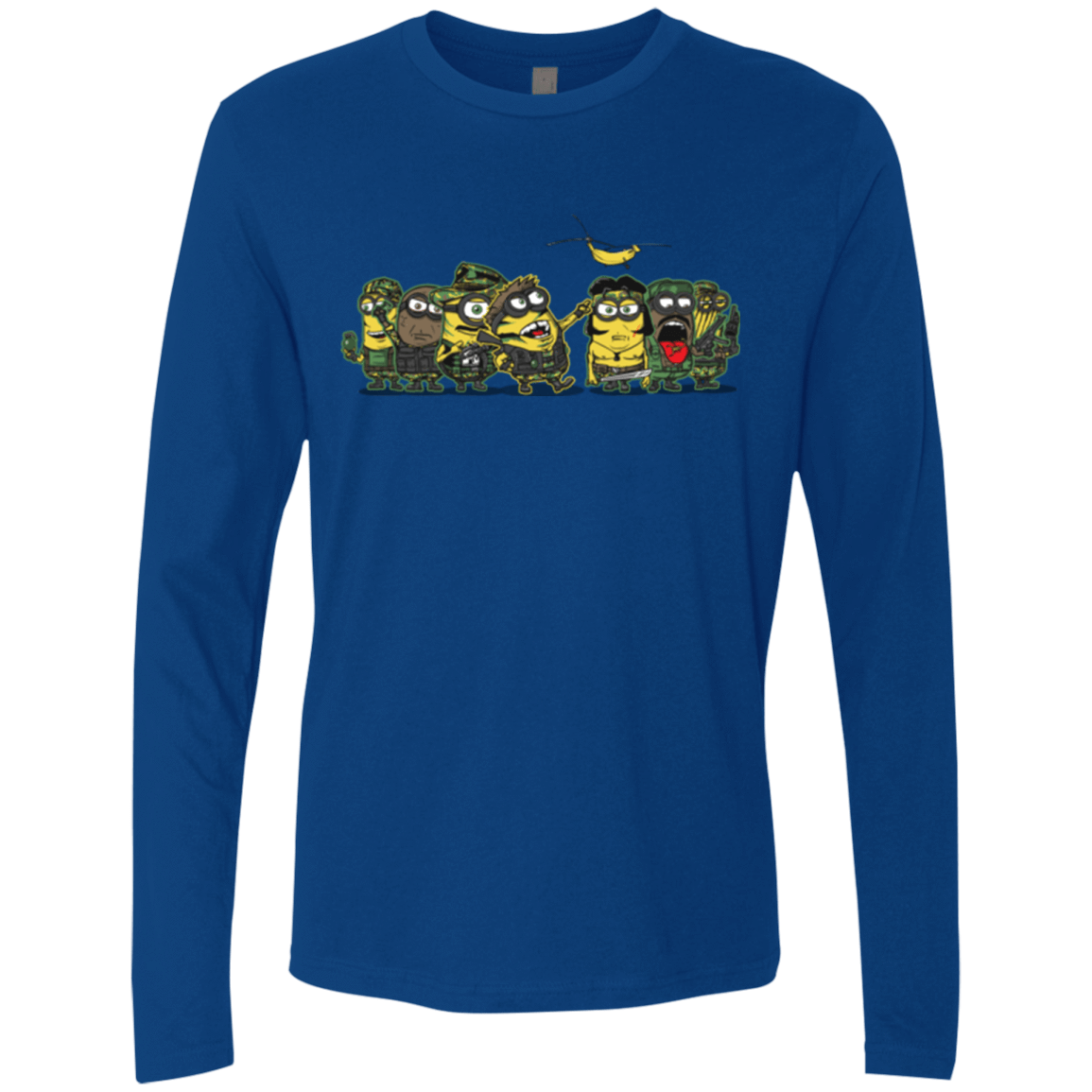 T-Shirts Royal / Small Meat Grinder Platoon Men's Premium Long Sleeve